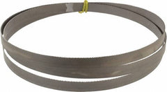 Starrett - 10 to 14 TPI, 8' 2-1/2" Long x 3/4" Wide x 0.035" Thick, Welded Band Saw Blade - Bi-Metal, Toothed Edge, Raker Tooth Set, Contour Cutting - A1 Tooling