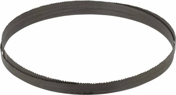 Starrett - 8 to 12 TPI, 7' 5" Long x 1/2" Wide x 0.035" Thick, Welded Band Saw Blade - Bi-Metal, Toothed Edge, Raker Tooth Set, Contour Cutting - A1 Tooling