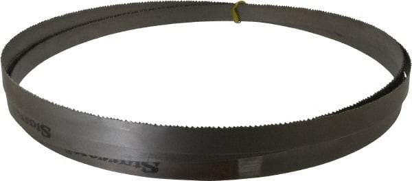 Starrett - 8 to 12 TPI, 9' 11-1/2" Long x 3/4" Wide x 0.035" Thick, Welded Band Saw Blade - Bi-Metal, Toothed Edge, Raker Tooth Set, Contour Cutting - A1 Tooling