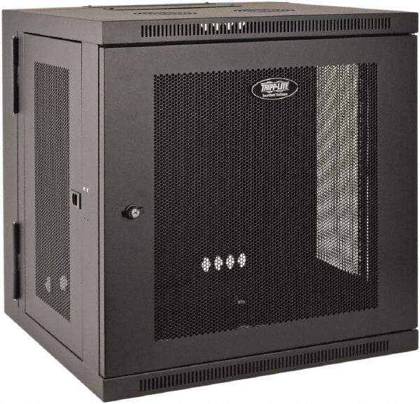 Tripp-Lite - 23.63" Overall Width x 10" Rack Height x 21.63" Overall Depth Data Cable Enclosure - 200 Lb Capacity, Black - A1 Tooling