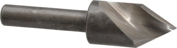 Keo - 1/2" Head Diam, 1/4" Shank Diam, 1 Flute 60° High Speed Steel Countersink - A1 Tooling