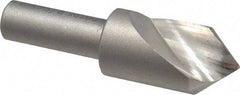 Keo - 5/8" Head Diam, 3/8" Shank Diam, 1 Flute 82° High Speed Steel Countersink - Bright Finish, 2-1/4" OAL, Single End, Straight Shank, Right Hand Cut - A1 Tooling