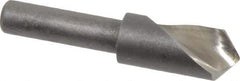 Keo - 3/8" Head Diam, 1/4" Shank Diam, 1 Flute 100° High Speed Steel Countersink - Bright Finish, 1-3/4" OAL, Single End, Straight Shank, Right Hand Cut - A1 Tooling