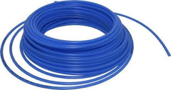 Parker - 11/64" ID x 1/4" OD, 0.04" Wall Thickness, 100' Long, Polyethylene Tube - Blue, 120 Max psi, -80 to 150°F - A1 Tooling