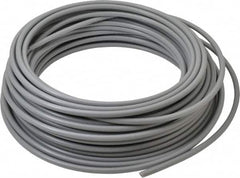 Parker - 1/4" ID x 3/8" OD, 1/16" Wall Thickness, 100' Long, Polyethylene Tube - Gray, 125 Max psi, -80 to 150°F - A1 Tooling