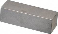 Mitutoyo - 0.4" Rectangular Steel Gage Block - Accuracy Grade 0, Includes Certificate of Inspection - A1 Tooling