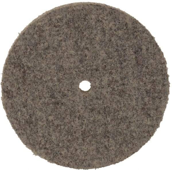 Rex Cut Product - 1-1/2" Diam x 1/8" Hole x 1/8" Thick, 80 Grit Surface Grinding Wheel - Aluminum Oxide, Type 1, Medium Grade, 24,195 Max RPM, Rubber Bond, No Recess - A1 Tooling