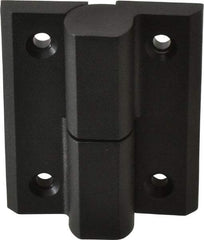 Sugatsune - 2-59/64" Long x 2-23/64" Wide x 0.275" Thick, Fiberglass Reinforced Polyamide Lift-Off Hinge - Black Finish, 2 Knuckles, 4 Holes, 0.787" Pin Diam - A1 Tooling