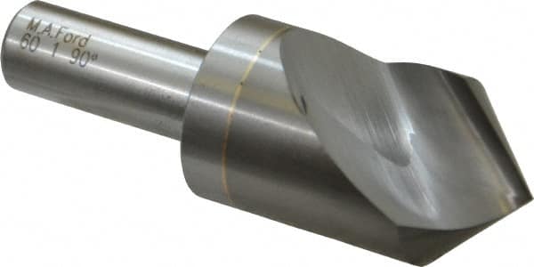 M.A. Ford - 1" Head Diam, 1/2" Shank Diam, 1 Flute 90° Solid Carbide Countersink - A1 Tooling