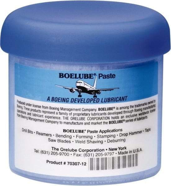 Boelube - BoeLube, 4 oz Jar Cutting Fluid - Paste, For Bending, Forming, Near Dry Machining (NDM) - A1 Tooling