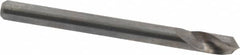 M.A. Ford - 1/8" Head Diam, 1/8" Shank Diam, 1 Flute 100° Solid Carbide Countersink - Bright Finish, 1-1/2" OAL, 0.03" Nose Diam, Single End, Straight Shank, Right Hand Cut - A1 Tooling