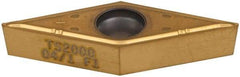 Seco - VBMT331 F1 Grade TS2000 Carbide Turning Insert - TiAlN/TiN Finish, 35° Diamond, 3/8" Inscr Circle, 3/16" Thick, 1/64" Corner Radius - A1 Tooling