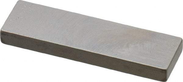 Mitutoyo - 0.118" Rectangular Steel Gage Block - Accuracy Grade 0, Includes Certificate of Inspection - A1 Tooling