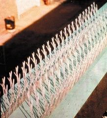 Bird-X - Plastic Bird Spikes - 4-1/2 Inch High x 2-1/4 Inch Wide x 25 Ft. Long x 0.5 Inch Thick - A1 Tooling