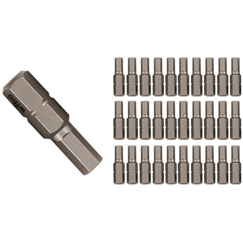 Hex Inch Contractor Grade Insert Bits 7/32″ × 25mm (30 Piece Bulk Pack) - A1 Tooling