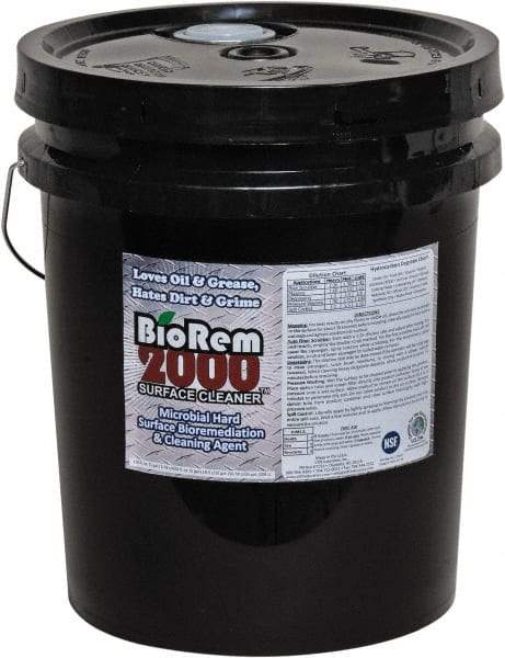 BioRem 2000 - 5 Gal Bucket All-Purpose Cleaner - Liquid, Odor-Free - A1 Tooling