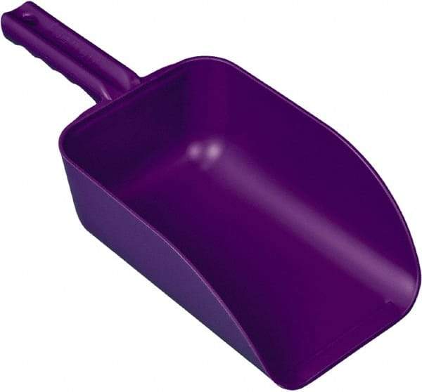 Remco - 82 oz Purple Polypropylene Flat Bottom Scoop - 5.9" Wide x 3.3" Deep Bowl, 15.1" OAL - A1 Tooling