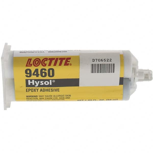 Loctite - 50 mL Dual Cartridge Structural Adhesive - 50 min Working Time, 3,500 psi Shear Strength - A1 Tooling