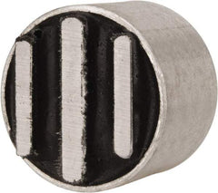 Mag-Mate - 1/4-2 Thread, 1" Diam, 3/4" High, 7.75 Lb Average Pull Force, Neodymium Rare Earth Pot Magnet - Aluminum Insulated - A1 Tooling