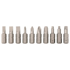 10PC SLOT/PHIL/TORX BIT SET - A1 Tooling