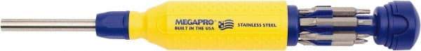 Megapro - 15-in-1 Bit Screwdriver - Phillips, Slotted, Torx & Square Tips - A1 Tooling