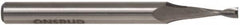 Onsrud - 3/8" Cutting Diam x 1" Length of Cut, 2 Flute, Upcut Spiral Router Bit - Uncoated, Right Hand Cut, High Speed Steel, 3-1/2" OAL x 1/2" Shank Diam, Double Edge, 19 to 32° Helix Angle - A1 Tooling