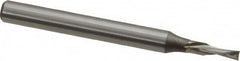 Onsrud - 1/8" Cutting Diam x 5/16" Length of Cut, 2 Flute, Downcut Spiral Router Bit - Uncoated, Right Hand Cut, High Speed Steel, 2-5/8" OAL x 1/4" Shank Diam, Double Edge, 19 to 32° Helix Angle - A1 Tooling