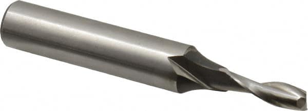 Onsrud - 1/4" Cutting Diam x 3/4" Length of Cut, 2 Flute, Upcut Spiral Router Bit - Uncoated, Right Hand Cut, High Speed Steel, 3-1/4" OAL x 1/2" Shank Diam, Double Edge, 19 to 32° Helix Angle - A1 Tooling