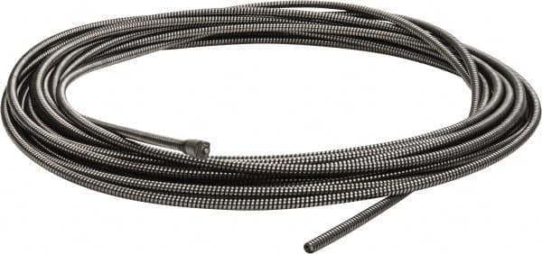 Ridgid - 3/8" x 75' Drain Cleaning Machine Cable - Solid Core, 1-1/2" to 3" Pipe, Use with K380 - A1 Tooling