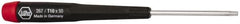 Wiha - T10 Torx Driver - 1-9/16" Blade Length, 5-3/4" OAL, Tapered Handle - A1 Tooling