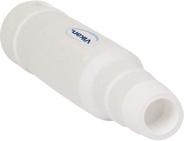 Vikan - 6-1/2 x 1-5/32" Polypropylene Squeegee Handle - European Threaded Connection, White - A1 Tooling