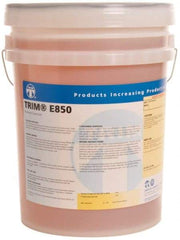 Master Fluid Solutions - Trim E850, 5 Gal Pail Cutting & Grinding Fluid - Water Soluble, For Cutting, Grinding - A1 Tooling