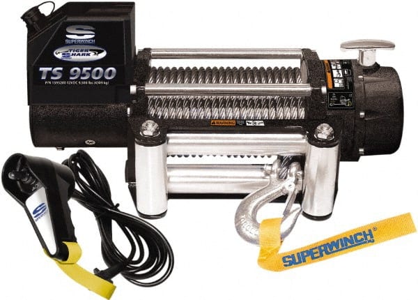 Superwinch - 9,500 Lb Capacity, 95' Cable Length, Automotive Heavy-Duty Recovery Winch - A1 Tooling