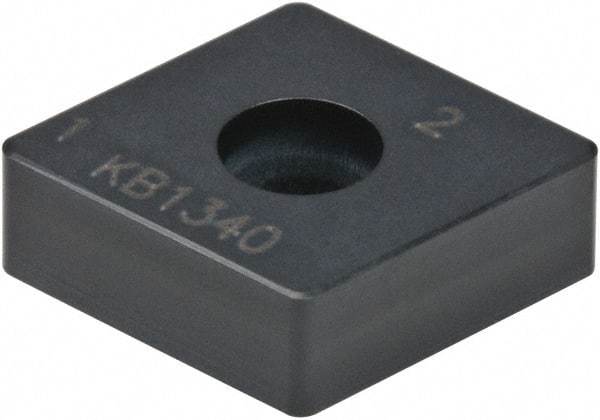 Kennametal - CNMA432 S0820 Grade KB1340 PCBN Turning Insert - Uncoated, 80° Diamond, 1/2" Inscr Circle, 3/16" Thick, 1/32" Corner Radius - A1 Tooling