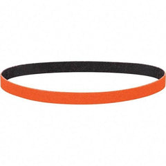 Dynabrade - 1/2" Wide x 18" OAL, 40 Grit, Ceramic Abrasive Belt - Ceramic, Coated, Y Weighted Cloth Backing, Wet/Dry - A1 Tooling