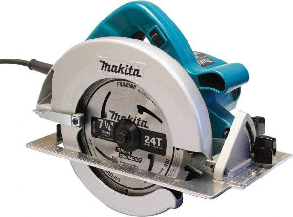 Makita - 15 Amps, 7-1/4" Blade Diam, 5,800 RPM, Electric Circular Saw - 5/8" Arbor Hole, Right Blade - A1 Tooling