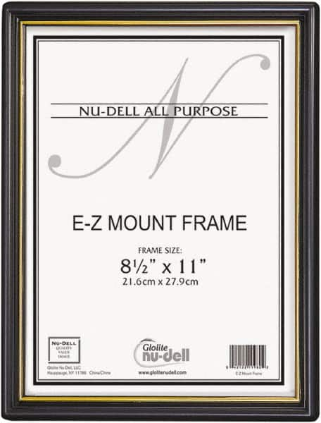 Nudell - Black/Gold Mount Frame - 11" High x 8-1/2" Wide - A1 Tooling