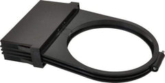 Made in USA - 4" Wide, 2 Magnification Task & Machine Light Shade Mount Magnifier - Black, For Use with Task Light - A1 Tooling