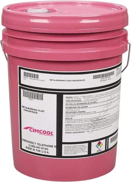 Cimcool - Cimperial 861, 5 Gal Pail Cutting & Grinding Fluid - Semisynthetic - A1 Tooling