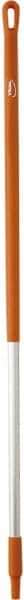 Vikan - 51 x 1-1/4" Aluminum Squeegee Handle - European Threaded Connection, Orange - A1 Tooling