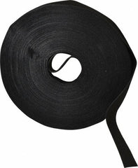 VELCRO Brand - 5/8" Wide x 25 Yd Long Self Fastening Tie/Strap Hook & Loop Roll - Continuous Roll, Black, Printable Surface - A1 Tooling