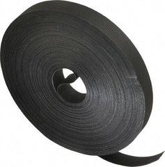 VELCRO Brand - 3/4" Wide x 25 Yd Long Self Fastening Tie/Strap Hook & Loop Roll - Continuous Roll, Black, Printable Surface - A1 Tooling