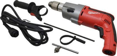 Milwaukee Tool - 120 Volt 1/2" Keyed Chuck Electric Hammer Drill - 0 to 16,000 & 0 to 40,000 BPM, 0 to 1,000 & 0 to 2,500 RPM - A1 Tooling