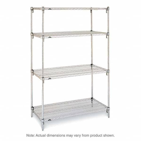 Metro - 2,000 Lb Capacity 4 Shelf Wire Shelving - Starter Unit - A1 Tooling