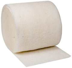 Made in USA - 90' Long x 30" Wide x 1" Thick Polyester Media Air Filter Media Roll - MERV 5, 85% Arrestance Efficiency, 500 FPM Max Air Flow, 0.14" wpg Init Resist, 1" wpg Final Resist, 30% Particle Capture Efficiency, Use with Any Unit - A1 Tooling