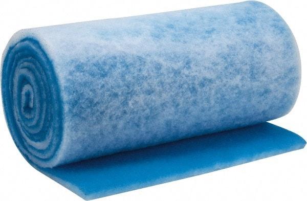 Made in USA - 15' Long x 25" Wide x 1" Thick Polyester Media Air Filter Media Roll - MERV 7, 86% Arrestance Efficiency, 500 FPM Max Air Flow, 0.14" wpg Init Resist, 1" wpg Final Resist, Use with Any Unit - A1 Tooling