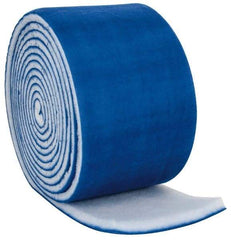 Made in USA - 60' Long x 20" Wide x 2" Thick Polyester Media Air Filter Media Roll - MERV 8, 89% Arrestance Efficiency, 500 FPM Max Air Flow, 0.21" wpg Init Resist, 1" wpg Final Resist, 30 to 35% Particle Capture Efficiency, Use with Any Unit - A1 Tooling