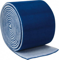 Made in USA - 60' Long x 25" Wide x 2" Thick Polyester Media Air Filter Media Roll - MERV 8, 89% Arrestance Efficiency, 500 FPM Max Air Flow, 0.21" wpg Init Resist, 1" wpg Final Resist, 30 to 35% Particle Capture Efficiency, Use with Any Unit - A1 Tooling