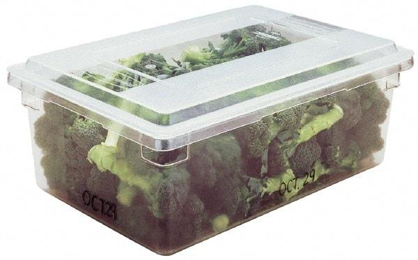 Rubbermaid - Rectangular, Clear Polycarbonate Food Tote Box - 12" High x 18" Wide x 26" Long - A1 Tooling