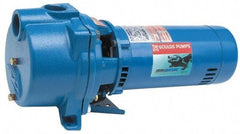 Goulds Pumps - 230 Volt, 13.9 Amp, 1 Phase, 2 HP, Self Priming Centrifugal Pump - 48J Frame, 1-1/2 Inch Inlet, 87 Max GPM, ODP Motor, Cast Iron Housing, Noryl Impeller, 106 Ft. Shut Off, Carbon Ceramic Mechanical Seal - A1 Tooling